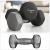 SONGMICS Set gantere hexagonale 2x5 kg, fonta cu invelis neopren, maner ergonomic antialunecare, negru Household NewTrend