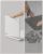 SONGMICS Dulap pentru litiera pisici, montaj rapid fara scule, design minimalist, PAL, 80x50x50 cm, alb Household NewTrend
