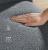 SONGMICS Fotoliu balansoar cu brate, cadru otel imbracat in fleece si picioare din lemn, 136 kg, gri Household NewTrend