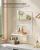 SONGMICS Suport prosoape pliabil de perete, cu 5 bare, polita de depozitare, otel, 10x17x22 cm, alb Household NewTrend