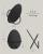 SONGMICS Set 4 carlige perete, design oval din otel, 5 kg per carlig, 9x5x7 cm, negru Household NewTrend