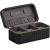 SONGMICS Cutie ceasuri Ronne Collection, pentru 3 ceasuri, piele PU aspect impletit, 10x20x9 cm, negru Household NewTrend