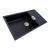Chiuveta de bucatarie Elefant Premium Diamond Negru metalic, 856x500mm Innovative ReliableTools