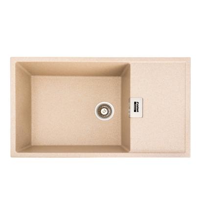Chiuveta de bucatarie Elefant Premium Diamond Safari Bej , 856x500 mm Innovative ReliableTools