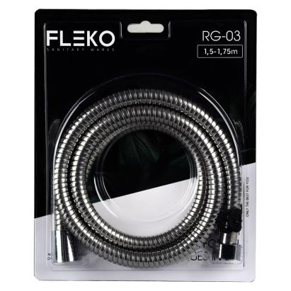 Furtun de dus flexibil din otel inoxidabil, Lungime 175cm FLEKO RG-03-A Innovative ReliableTools