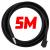 Furtun pentru aparat de spalat cu presiune 5 m EH-5 compatibil cu E-90P-D ELEFANT Innovative ReliableTools