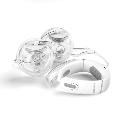 Pompa de san dubla, electrica si portabila Mamimo BP2401, hands free, cu 9 niveluri de aspiratie si 9 niveluri de masaj for Your BabyKids