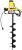 Texas EA1200 Burghiu de pamant, 1200W, 220V, include burghiu de pamant 150mm ProAdvanced PowerfulTools
