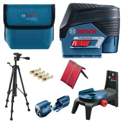 Bosch GCL 2-50 C + RM 2 + BT 150 Set nivela laser cu linii, 20m, receptor 50m, precizie 0.3mm/m ProAdvanced PowerfulTools