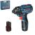 Bosch GDR 120-LI Masina de insurubat cu impact cu acumulator + 2 x Acumulatori Li-ion 1.5Ah + Incarcator AL 1215 CV + Valiza profesionala ProAdvanced PowerfulTools