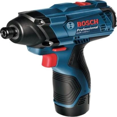 Bosch GDR 120-LI Masina de insurubat cu impact cu acumulator + 2 x Acumulatori Li-ion 1.5Ah + Incarcator AL 1215 CV + Valiza profesionala ProAdvanced PowerfulTools