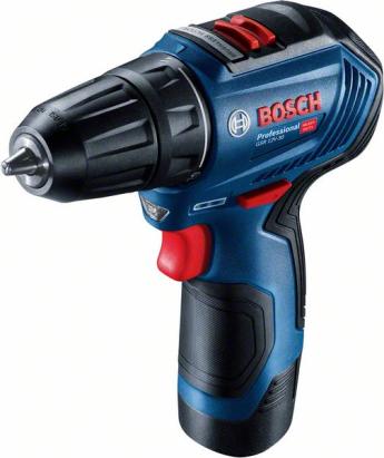 Bosch GSR 12V-30 Masina de gaurit si insurubat cu acumulator + 2xAcumulatori GBA 12V, 2.0Ah + Incarcator GAL 12V-40 + Valiza profesionala ProAdvanced PowerfulTools