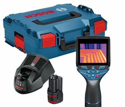 Bosch GTC 400C Termodetector, -10/+400, precizie 3.0 + 1 x Acumulator GBA 12V 2.0Ah + Incarcator rapid GAL 12V-40 Professional + L-Boxx 136 ProAdvanced PowerfulTools