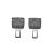 Cleme centura siguranta dubla neagra set 2 bucati Cod: BH-502 Automotive TrustedCars
