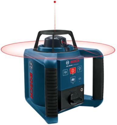 Bosch GRL 250 HV Nivela rotativa, receptor 125m, precizie 0.1 mm/m ProAdvanced PowerfulTools