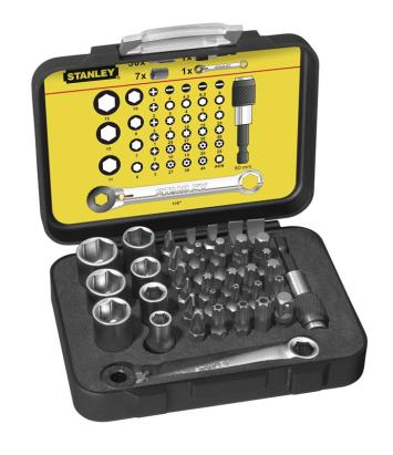 Stanley 1-13-907 Set de 40 varfuri 1/4" de insurubat ProAdvanced PowerfulTools
