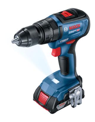 Bosch GSB 18V-50 Masina gaurit cu percutie cu acumulator + 2 x Acumulatori GBA 18V 2.0Ah + Incarcator GAL 18V-20 Professional + L-Case ProAdvanced PowerfulTools