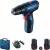 Bosch GSB 120-LI Masina de gaurit cu percutie cu acumulator + 2 x Acumulatori GBA 12V 2.0Ah + Incarcator GAL 1210 CV Professional + Valiza Profesionala ProAdvanced PowerfulTools