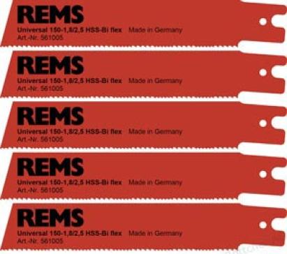 REMS Pachet universal de 5 lame de fierastrau 150-1.8/2.5 pentru REMS Cat VE, Tiger/VE/SR, Akku-Cat 22 V VE 561005 ProAdvanced PowerfulTools