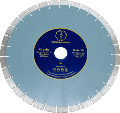 Tudee 400x50x20mm, Disc diamantat debitare granit, Dialix, standard ProAdvanced PowerfulTools