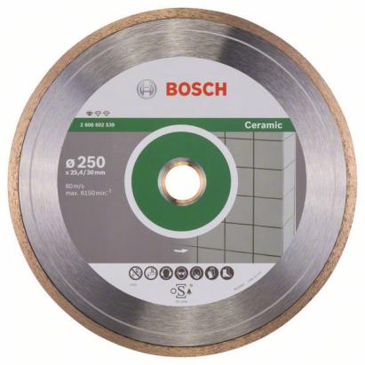 Bosch Disc diamantat Standard pentru ceramica 250 x30+25,40x1.6x7mm ProAdvanced PowerfulTools