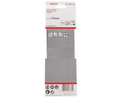 Bosch Set 3 benzi de slefuire X440, 75x533mm, 60 ProAdvanced PowerfulTools