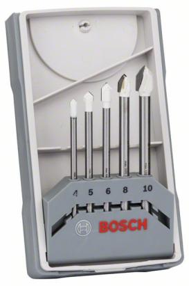 Bosch Set 5 burghie pentru placi ceramice CYL-9, D4-10mm ProAdvanced PowerfulTools