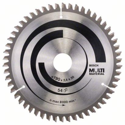 Bosch Panza ferastrau circular Multi Material, 190x30x2.4mm, 54T ProAdvanced PowerfulTools
