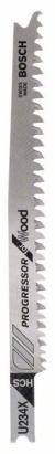Bosch Set 3 panze ferastrau vertical U 234 X Progressor for Wood, 108mm ProAdvanced PowerfulTools