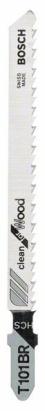 Bosch Set 5 panze ferastrau vertical T 101 BR Clean for Wood, 100mm ProAdvanced PowerfulTools