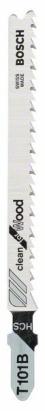 Bosch Set 5 panze ferastrau vertical T 101 B Clean for Wood, 100mm ProAdvanced PowerfulTools