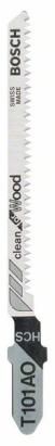 Bosch Set 5 panze ferastrau vertical T 101 AO Clean for Wood, 83mm ProAdvanced PowerfulTools