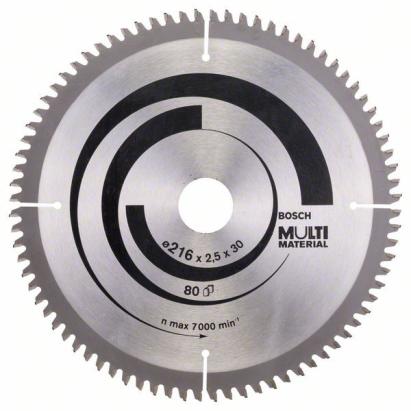 Bosch Panza ferastrau circular Multi Material, 216x30x2.5mm, 80T ProAdvanced PowerfulTools