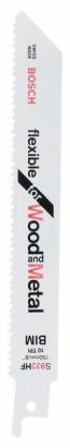 Bosch Set 5 panze ferastrau sabie S 922 HF Flexible for Wood and Metal, 150mm ProAdvanced PowerfulTools