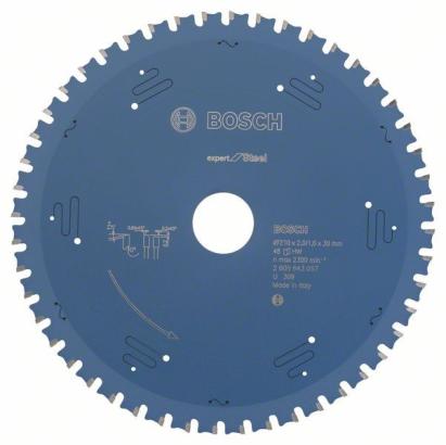 Bosch Panza ferastrau circular Expert for Steel, 210x30x2mm, 48T ProAdvanced PowerfulTools