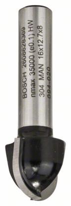 Bosch Freza de raionat, 8mm, R1 8mm, D 16mm, L 12,4mm, G 45mm 8mm, R1 8mm, D 16 ProAdvanced PowerfulTools