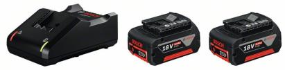 Bosch 2xGBA18V + GAL18V-40 Set 2 acumulatori Li-Ion, 18V, 4Ah + Incarcator rapid de 4Ah ProAdvanced PowerfulTools