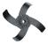 Set 4 cutite interior dreapta motocultor Texas Futura 6003TG ProAdvanced PowerfulTools