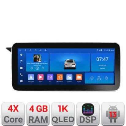Navigatie Mercedes GLK 2008-2011 NTG4 Edotec 4+64 12.3 inch Incell 1K android Wifi 5Ghz gps internet  Kit-glk-ntg4 CarStore Technology