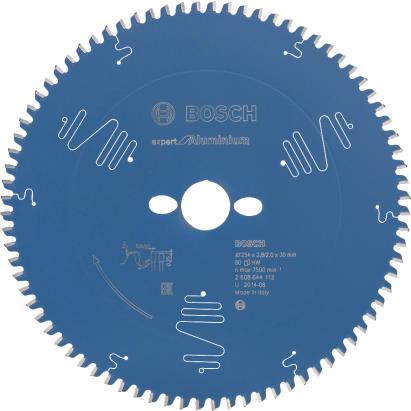 Bosch Panza ferastrau circular Expert for Aluminium, 254x30x2,8mm, 80T ProAdvanced PowerfulTools