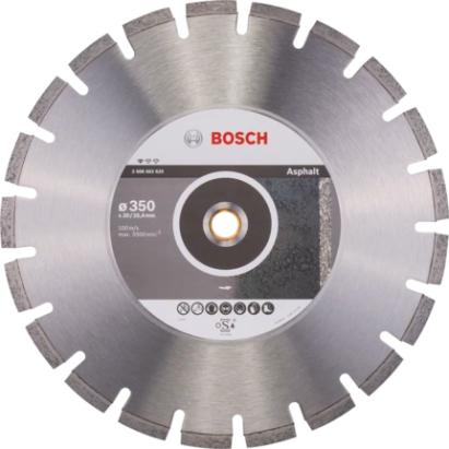 Bosch Disc diamantat pentru asfalt 350-20/25.4mm/Professional ProAdvanced PowerfulTools