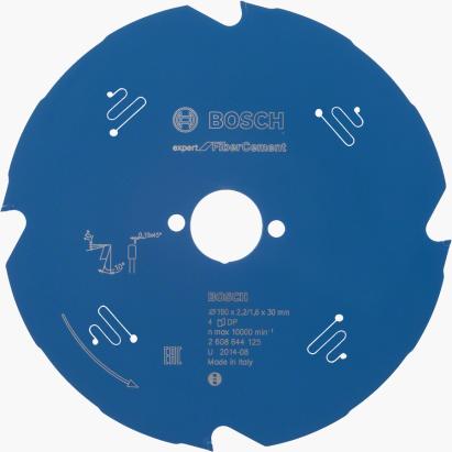 Bosch Panza ferastrau circular Expert for Fiber Cement, 190x30x2.2mm, 4T, ProAdvanced PowerfulTools