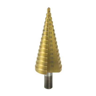 Dedra Burghiu in trepte 4-30mm, HSS, TiN ProAdvanced PowerfulTools