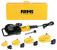 REMS Set promo Masina de indoit tevi Curvo Set 15-18-22-28 580027 R220 + Taietor tevi RAS Cu INOX 3-35 113350 R 580X03 ProAdvanced PowerfulTools