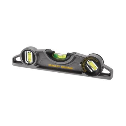 Stanley 0-43-609 Nivela magnetica Fatmax Torpedo, aluminiu, 250 mm, 3 fiole ProAdvanced PowerfulTools