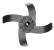 Set 4 cutite mijloc stanga motocultor Texas Futura 6003TG ProAdvanced PowerfulTools
