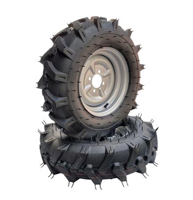 ProGARDEN Set roti complete profil agricol 6.00-12, 4 prezoane, RIM 4.50E ProAdvanced PowerfulTools