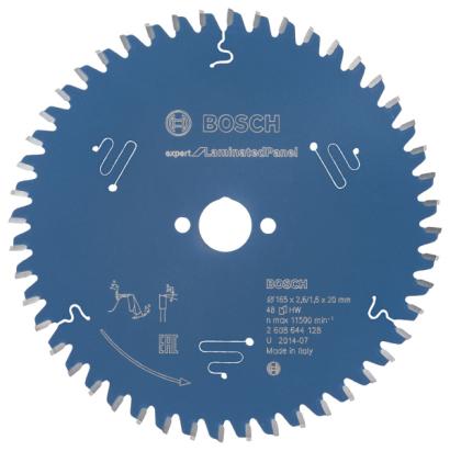 Bosch Panza ferastrau circular Expert for Laminated Panel 2.6x20x165mm, 48T ProAdvanced PowerfulTools