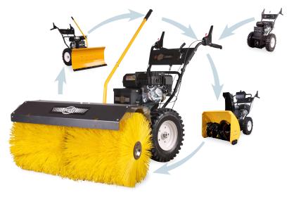 Texas Combi 800TG basis utilaj multifunctional pentru tuns gazon, freza zapada, matura rotativa, 5CP, 4+1, benzina, la sfoara ProAdvanced PowerfulTools