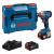 Bosch GDX 18V-285 Masina de gaurit cu percutie 18V, 500Nm + 2 acumulatori 4.0Ah + incarcator GAL 18V-40 + L-BOXX ProAdvanced PowerfulTools